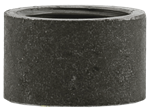 1 1/2^ Weldable Steel Half Coupling Black