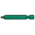 #1 Robertson 1^ Screw Driver Bit Green