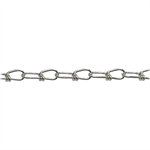 #2 Twin Loop Chain  304 Stainless Steel 100' Roll / 115 lbs WLL