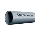 2^ x 10' CPVC Flue Gas Vent Pipe - System 636