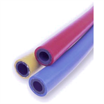 3/4^ Braided Hose Blue/Red 200 PSI   600 ft/roll