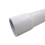 3/4^ Schedule 40 White PVC Bell End Pipe, NSF, 10' lengths