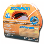 3/8^ x 100ft Scorpion Orange Air Hose 1/4^ NPT Fittings 300PSI