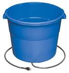 Heated Bucket. 16 Gal. 260w, 6' cord, 4/case