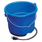 Heated Flat Back Bucket. 2.5 Gal / 10 qt.  75w, 5/case