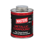 MASTERS Metallic Pipe Thread Sealant Brush Top Can 250ml 25/case