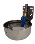 Round Stainless Bowl With Superflow Valve