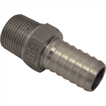 Stainless Steel Adapter 1/4^ MPT X 1/2^ Poly Pipe