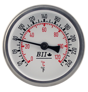 Baker Instruments Pipe Surface Thermometer, 32 to 250°F (0 to 120