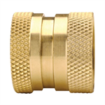 Brass Garden Hose Female Quick Coupler x Female GHT