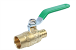 1-1/4^ PEX x 1-1/4^ Copper LF Brass Ball Valve