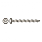 #10 X 1^ Pan Head Stainless Steel Screw 100/ Pack