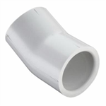 3^ Slip X Slip 22.5° PVC Elbow