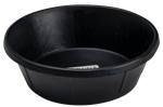 8 Qt Black Rubber Feed Pan. 10/case