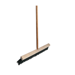 24^ Extra Stiff PVC 3 Row Stable Broom with regular handle