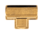 1/4^ Brass Tee Square