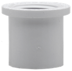 3/4^ Spigot x 1/2^ FPT Reducer PVC Bushing