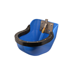 Splash-Free Blue Bowl with Splash Ring & Super-Flow Valve w/SS Gripwell Clamp