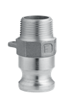 4^ Aluminum MPT x Male Camlock Adapter F