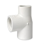 3/4^ X 1/2^ X 3/4^ Slip x Slip x FIPT PVC Reducer Tee