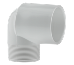 1^ MIPT X Slip 90° PVC Street Elbow