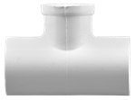 1-1/2^ X 1-1/2^ X 3/4^ Slip x Slip x FIPT PVC Reducer Tee