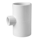 3/4^ X 3/4^ X 1/8^ Slip x Slip x FIPT PVC Reducer Tee