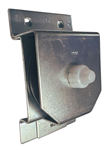 Horizontal SS Bracket w/Cast Iron 3-1/2^ Pulley w/Greasable Bearing