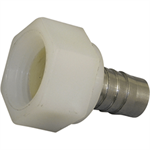 1/2^ Nylon FPT Nut X 1/2^ Stainless Steel Barb