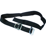 Black Nylon Adjustable Cow Tie 50^