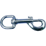 3/4^ Round Eye Swivel Snap - Zinc Plated