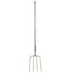 Barn Owl 4 Tine x 9^ Wide Fork 48^ Handle